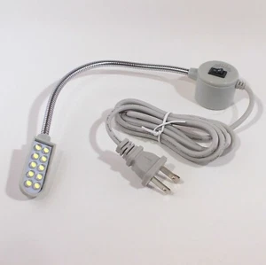 10 LED 110V MAGNETIC BASE GOOSENECK LIGHT LAMP SHOP, ART DESK, ROOM, WORK BENCH  - Picture 1 of 1