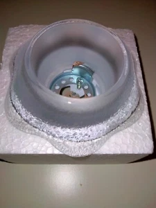 Faretto da incasso con diffusore in vetro di Murano bianco cristallo - Foto 1 di 7