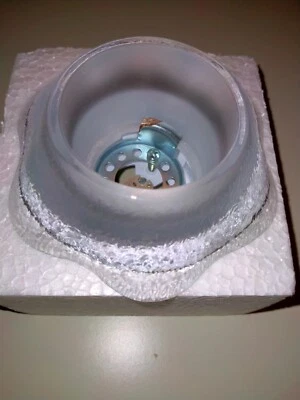 Faretto da incasso con diffusore in vetro di Murano bianco cristallo - Immagine 1 di 4