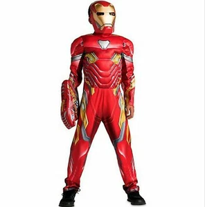 Ironman Muscle Deluxe Costume Child Size 11-12 Electronic New Disney Avengers - Picture 1 of 2