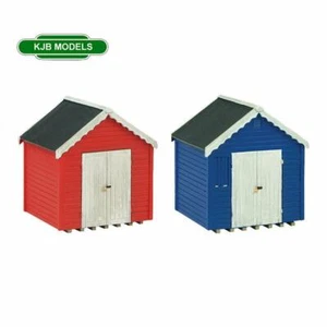 BNIB N Gauge Farish Scenecraft 42-0080 Beach Huts (x2) - Picture 1 of 2