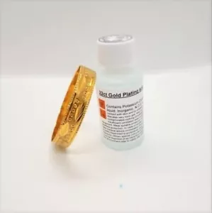 24K Gold Plating Brush plating Solution 50ml - Picture 1 of 5