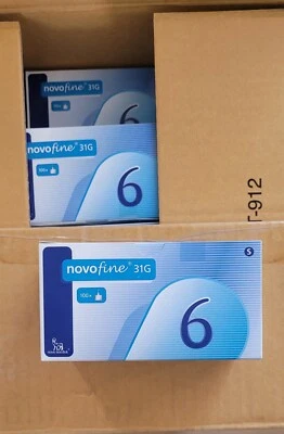 NOVO NORDISK Novofine 31g 6mm - 1 pack of 100 - Expired