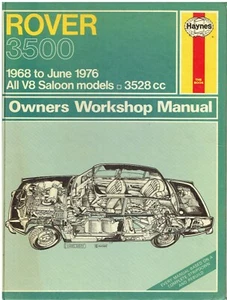 ROVER P6 3500 & 3500S V8 SALOON (1968-76) OWNERS WORKSHOP MANUAL *HARDBACK* - Picture 1 of 1
