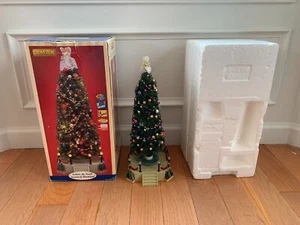 Lemax Lighted Musical Christmas Tree 2001 Fiber Optic Music Lights - No spin - Picture 1 of 6