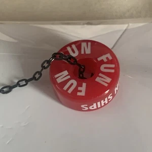 NEU EFFY Carnival Cruise ROT "LUSTIGES Schiff" Charm/Fass Anhänger Halskette bsna - Bild 1 von 16