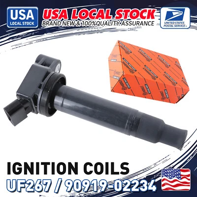 1Pc Ignition Coil For Lexus ES300 RX300 3.0L V6 UF267 1999 2000 2001 2002 2003 - Image 1 of 4