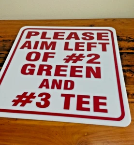 Golf Cart Golf Course Direction Sign - Picture 1 of 5