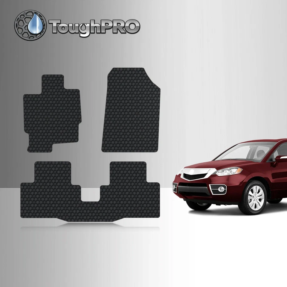 ToughPRO Floor Mats BLACK For Acura RDX All Weather Custom Fit 2007-2012 - Image 1 of 4