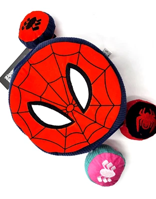 Zippy Paws Marvel Spiderman Burrow 3 Squeaky Balls Interactive Dog Puzzle Toy 7" - Image 1 of 4
