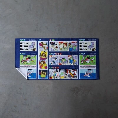 Huge Fight Club Airline Brochure Bath Towel Tyler Durden Movie Project Mayhem - Image 1 of 3