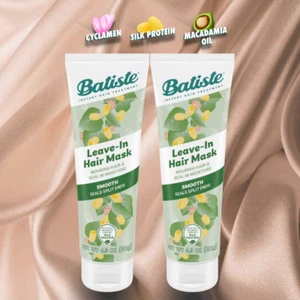 Menge 2 Batiste Leave-In Haarmaske glatt, nahrhaft, Dichtungen gespaltene Enden, 4,3 Unzen - Bild 1 von 9