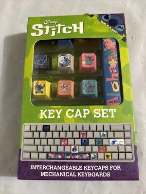 Disney Stitch Key Cap Set NEW Culturefly For Mechanical Keyboard. Lilo Movie Fan - Image 1 of 3