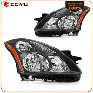 For Nissan For Altima Sedan 2010-2012 Headlights Assembly Black Housing Pair - Picture 1 of 7