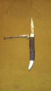 Vintage 1950s CAMCO 2 Blade Texas Toothpick Fish Knife - NICE - Picture 1 of 13