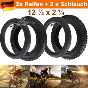 2 Set 12" Reifen + Schlauch 12 1/2 x 2 1/4 57-203 62-203 Kinderwagen Roller - Bild 1 von 19