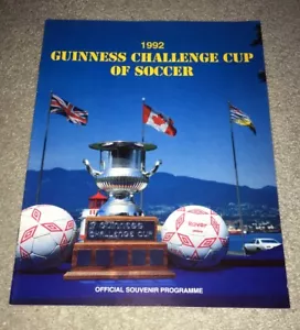 1992 Guinness Challenge Cup (CANADA) CHELSEA, DUNDEE UNITED, VANCOUVER ALL STARS - Picture 1 of 6