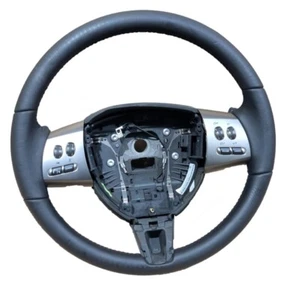 Jaguar XF Leather Steering Wheel Black leather Paddle shift Cruise Voice - Picture 1 of 3