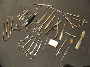 alte Zahnarzt - / Medizin-Instrumente - Bild 1 von 3
