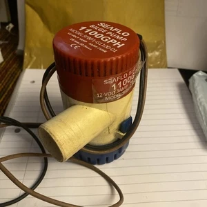 Seaflo 12v Tauch Bilgenpumpe 1100gph. 25 mm Steckdose & abnehmbarer Boden - Bild 1 von 4