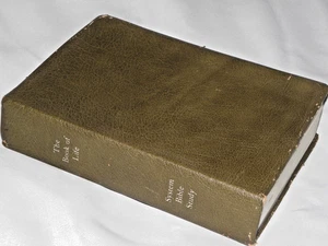VTG  1971 The Book of Life System Bible Study KJV Olive Green Enlarged Edition - Picture 1 of 3