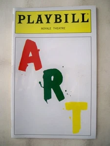 ART Playbill ALAN ALDA / VICTOR GARGER / ALFRED MOLINA NYC 1998 - Picture 1 of 2