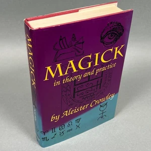 Magick in Theory and Practice HCDJ Aleister Crowley Occult Spirituality VTG 1991 - Picture 1 of 18
