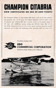 Dos anuncios de aviones Citabria 1968/1970 8/8/2025c - Imagen 1 de 2