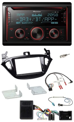 Pioneer 2DIN DAB Lenkrad Bluetooth USB CD Autoradio für Opel Adam ab 2013 Corsa - Bild 1 von 4