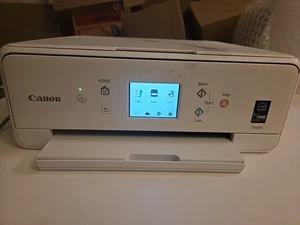 Canon Pixma TS6020 All-in-One Inkjet Multifunction Printer Wireless White Tested - Picture 1 of 8