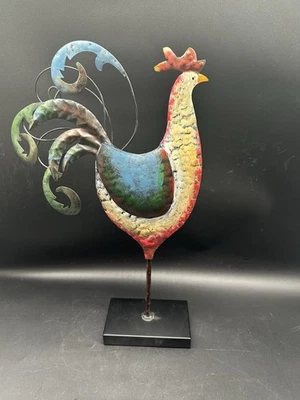 huhn metall deko Figur Ca 40 Cm Im Super Zustand - Bild 1 von 4