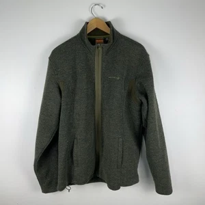 Merrell Men’s XL Lightweight Jacket Logo Green Collared W/ Pockets - Picture 1 of 4