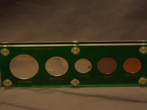 Juego de 5 monedas de prueba 1964 - Imagen 1 de 5