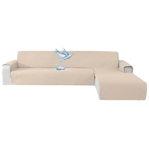 YSTELLAA Couchbezug L Form 2 Sitzer 100% Wasserdicht Sofa Überzug Ecksofa - Bild 1 von 24