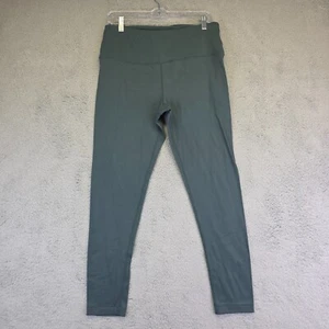 Yogalicious Leggings Womens XL Green Skinny Mid Rise Athleisure Workout Training - Picture 1 of 8