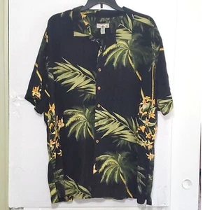 A Carribean Joe Men's Shirt Hawaiian Print Casual Beachy Button Down 3X - Picture 1 of 16