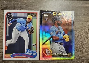 Junior Caminero Milwaukee Brewers 2024 Topps Update Rainbow Foil SP #US223 - Picture 1 of 4