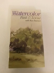 Watercolor Fast & Loose With Ron Ranson VHS Video Cassette Brand New Sealed - Picture 1 of 2