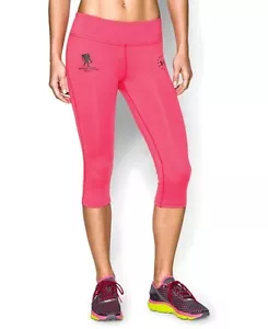 Under Armour Women's UA WWP Capri; Pink Shock; Women SIZE Medium US - Picture 1 of 1