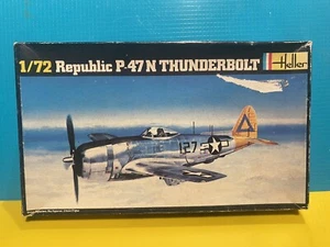 HELLER 267 REPUBLIC P-47N THUNDERBOLT FIGHTER 1:72 SCALE COMPLETE & UNUSED - Picture 1 of 6