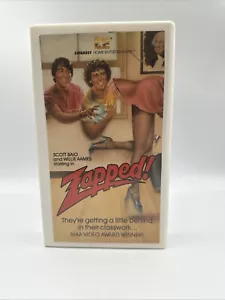 Zapped! VHS Tape 1988 Nelson Release Scott Baio Willie Aames Heather Thomas Film - Imagen 1 de 5