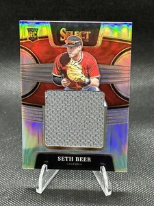 SETH BEER 2022 Select 229/250 Player Worn Patch RC PRIZM Arizona - Picture 1 of 2