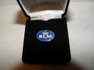 KLM AIRLINE SAMMLERSTÜCK ANSTECKNADEL FLUGZEUG PILOT VATERTAG WEIHNACHTSGESCHENK - Bild 1 von 4