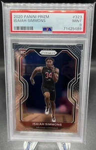 2020 Prizm ISAIAH SIMMONS #323 PSA 9 Mint Rookie RC - Picture 1 of 2