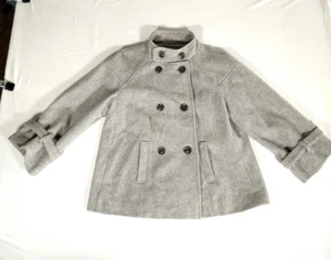 Gap Jacket Adult Small Gray Long Sleeve Full Zip Pockets Buttons Womens - Picture 1 of 12