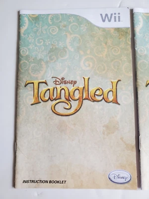 Disney Tangled Nintendo Wii Videogame and Manual Only Loose - Image 1 of 4