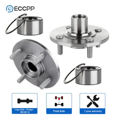 2X Wheel Hub & Bearing Kit Front FWD For Saturn SC1 SC2 SL SL1 SL2 SW1 SW2 1.9L - Image 1 of 4