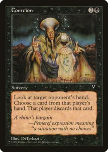 Magic the Gathering (mtg): VIS: Coercion (x 4) - Picture 1 of 1