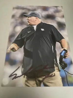 Mark Stoops Signed Autograph 4x6 Photo Kentucky Wildcats Football Coach • 0.01$