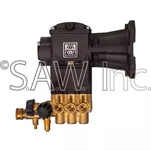 530010 AAA Pressure Washer Pump Triplex 3.5GPM 4000PSI Max 1 Inch Hollow Shaft - Picture 1 of 4
